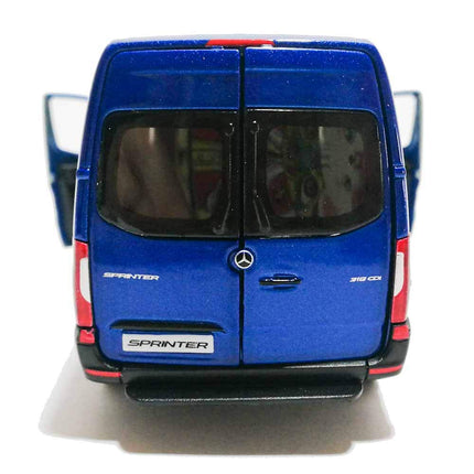 Kinsmart 1:48 Die-cast 2020 Mercedes-Benz Sprinter Van Blue Car Model with Box Collection Toy