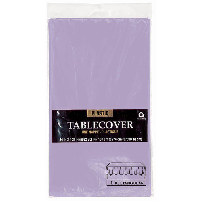 Disposable Rectangular Plastic Party Table Cover T