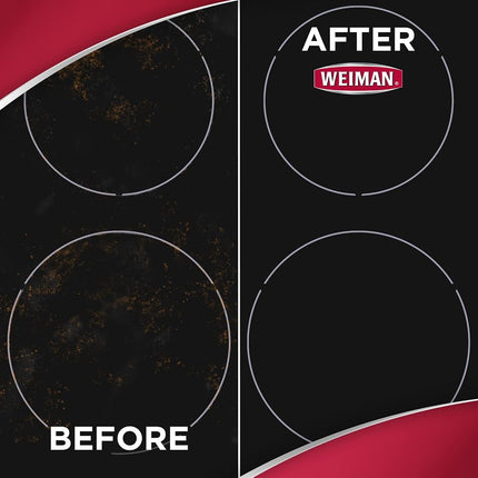 Weiman Cooktop Cleaner Kit - Cook Top Cleaner and Polish, Scrubbing Pad, Cleaning Tool