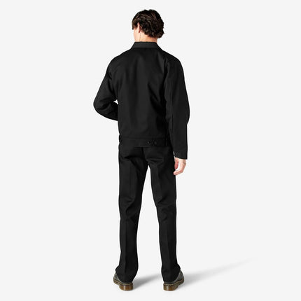 Dickies Men's Unlined Eisenhower Jacket, Black, Large