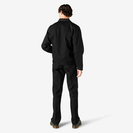 Dickies Men's Unlined Eisenhower Jacket, Black, 3X-Large Big Tall