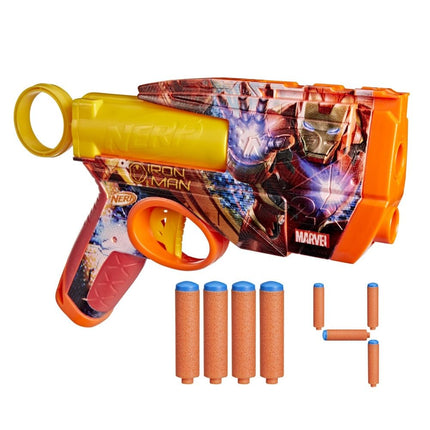 Nerf Marvel Iron Man Dart Blaster | 4 Nerf N1 Foam