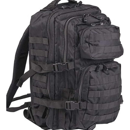 US Assault Pack Backpack, womens unisex_adult mens, 14002002, Black , S