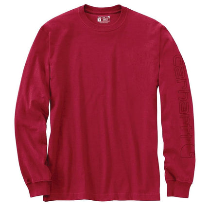 Carhartt Men's Loose-Fit Long Sleeve Printed T-Shi