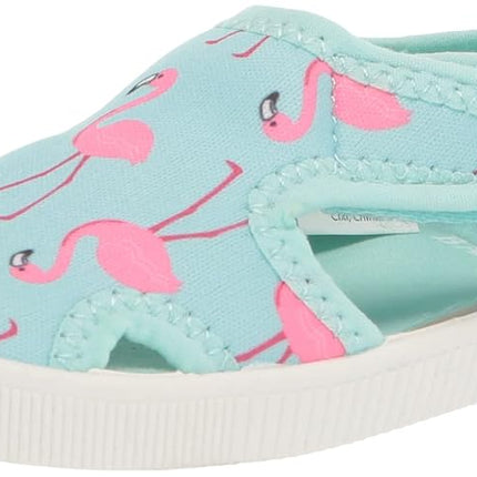 Hudson Baby Unisex Baby Sandal and Water Shoe, Flamingo, 11 US Infant