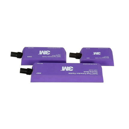 3M Hookit Dust Extraction Flexible Sanding Block Kit, 35829, Includes Four Lengths, Captures Dust for Automotive Sanding