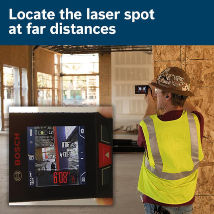 Bosch GLM400CL Blaze Outdoor Laser Measure with Camera, 400'