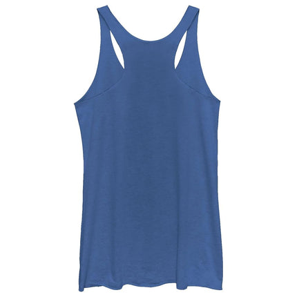 Camiseta sin mangas de espalda nadadora para mujer STAR WARS Resistencia con emblema del Imperio, azul real jaspeado, XG