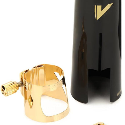 Vandoren LC090P Ligature/Capuchon pour saxophone baryton Optimum doré
