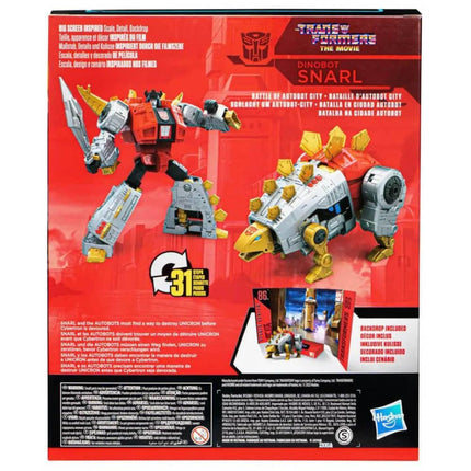 Transformers Toys Studio Series Leader Class 86-19 Dinobot Snarl Toy, 8.5-inch, Action Figure for Boys and Girls Ages 8 and Up