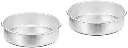 Nordic Ware Prism 9-Inch Round Cake Pan, 2-Pack, Natural