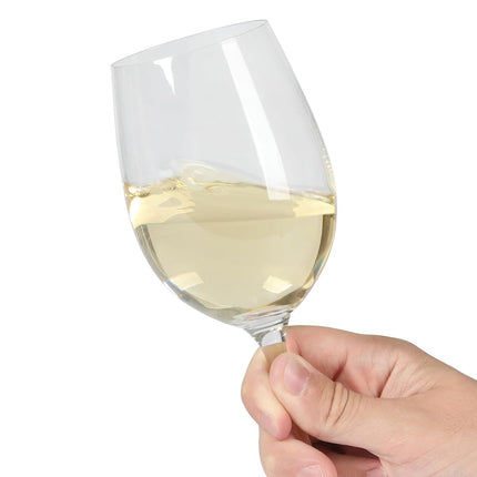 Martha Stewart Vivica 14 OZ Stemmed 4 Pack White Wine Glass Set
