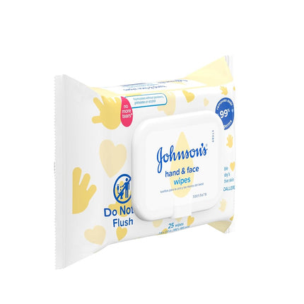 Johnson's Baby Hand and Face Wipes, 25 Count by Johnson's