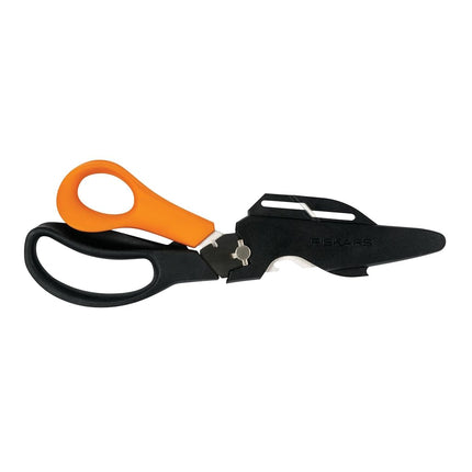 Fiskars Multi-Purpose Garden Shears - 7-in-1 Garden Multi-Tool with Sheath - Yard and Garden Tools - Orange/Black