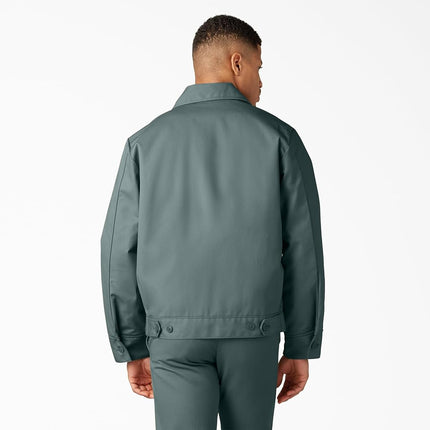 Dickies Men's Insulated Eisenhower Front-Zip Jacket, Lincoln Green, M
