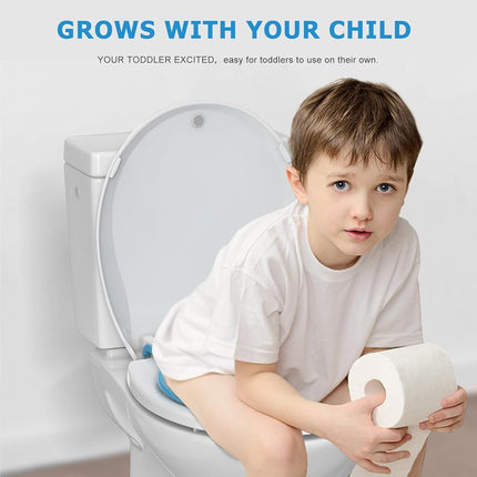 Toddler Toilet Seat with Built-in Potty Seat for Kids