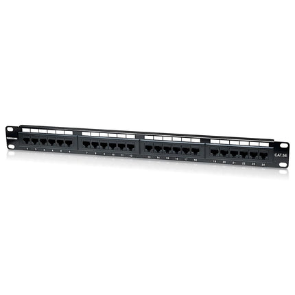 Intellinet Patch Panel, Cat5e, UTP, 24-Port, 1U, B