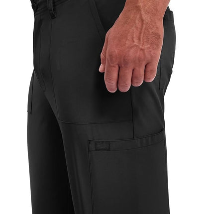 Dickies EDS Essentials by Men's Drawstring Cargo Scrub Pant Large Black