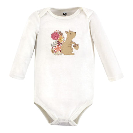 Hudson Baby mamelucos de manga larga de algodón para bebé, otoño, ardilla, 0-3 meses