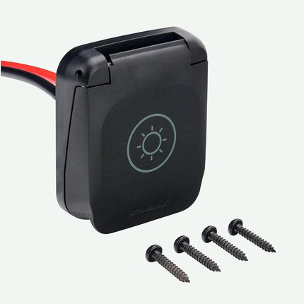 Scanstrut Ventura Series SAE Solar Connection, Waterproof Exterior Panel Mount Socket with IP68 & IP69K Rating for Vans, RVs and Overland Vehicles