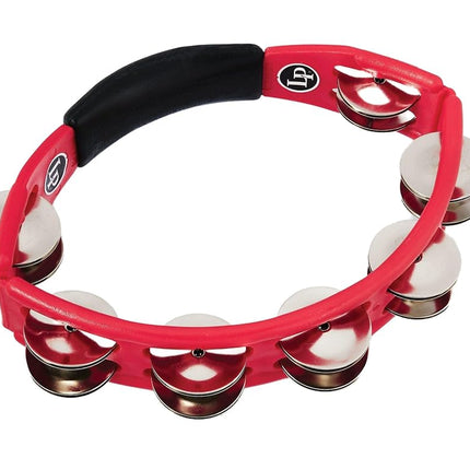 LP Latin Percussion Tambourin Cyclop Handmodell rot Stahlschellen zweireihig LP151
