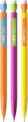 BIC Xtra-Strong Thick Lead Mechanical Pencil, With Colorful Barrel Thick Point (0.9mm), 144-Count Pack, Mechanical Pencils With Erasers