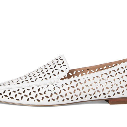 Cole Haan women's Chantal Loafers Flat, White Perforated Leather, 5.5 UK