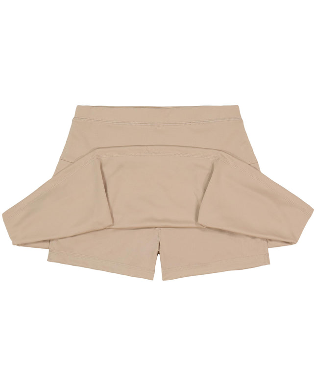 Nautica Girls' School Uniform Sensory-Friendly Performance Pleated Scooter, Khaki, 14
