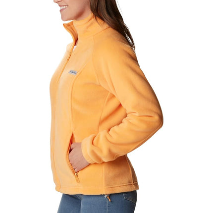 Columbia Women's Benton Springs Full Zip, Melocotón Atardecer, 3X