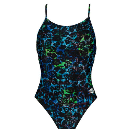 Arena Womens Print Lace Back MaxLife One Piece Ath