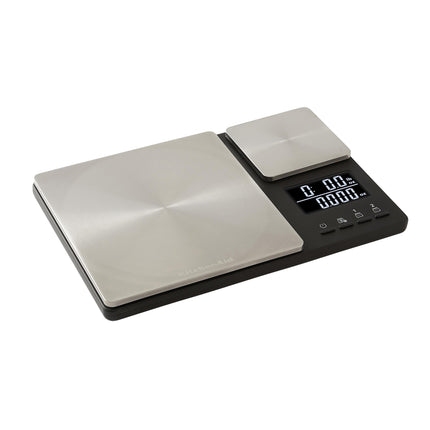 KitchenAid Dual Platform Digital Kitchen Scale, 11 pound capacity, Black