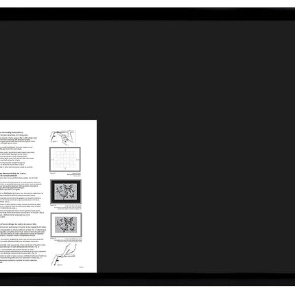 MCS Frame for Puzzles, Black, 18 x 24 in or Smaller