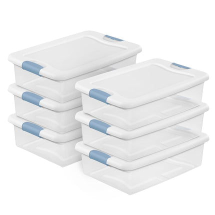 Sterilite 14958006 25 quart/24 L Latching Box with