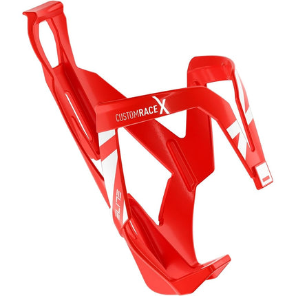 Elite Custom Race X Bottle Cage Red Glossy White G