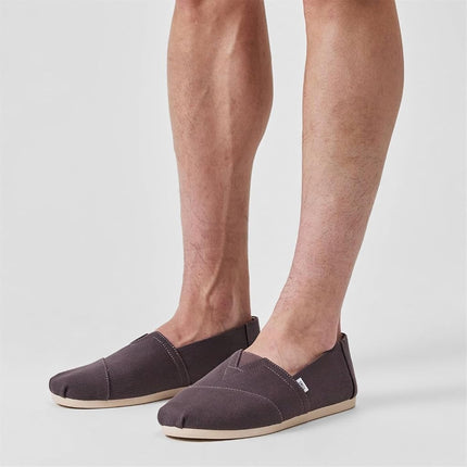 TOMS Men's Alpargata Loafer Flat, Grey, 8.5 UK