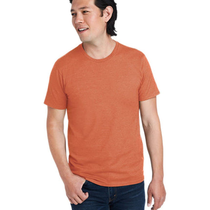 Hanes Unisex Perfect-T T-Shirt - Pumpkin Heather -