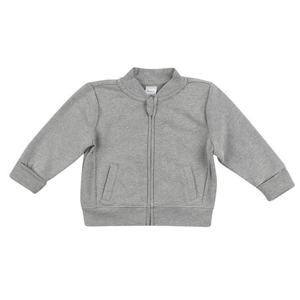 Hanes, Zippin Soft 4-Way Stretch Fleece Zip Up Sweatshirt Jacket, Babies and Toddlers, Charcoal, 12-18 Months