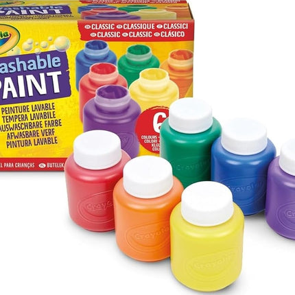 CRAYOLA Washable Project Paint, Painting Supplies 