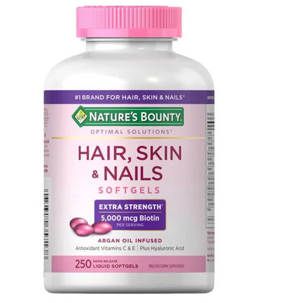 Nature's Bounty Hair Skin and Nails 5000 mcg of Bi
