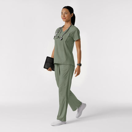 WonderWink Women's Bootcut Scrub Pant, Sage, 4X