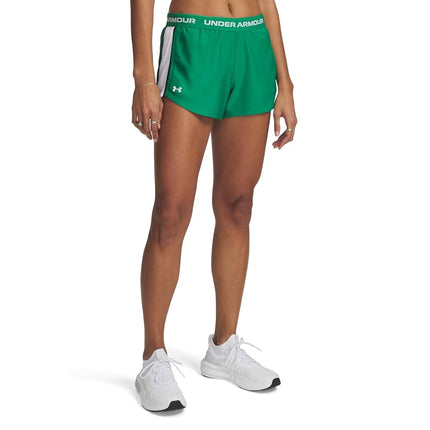 Under Armour - Womens Tech Play Up Shorts, Color Team Kelly Green (305), Size: XX-Large