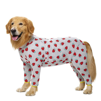 Cotton Medium Large Dog Onesie Surgery Recovery Su