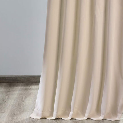 HPD Half Price Drapes Room Darkening Curtains 84 Inches Long for Bedroom & Living Room (1 Panel), 50 X 84, Eggnog