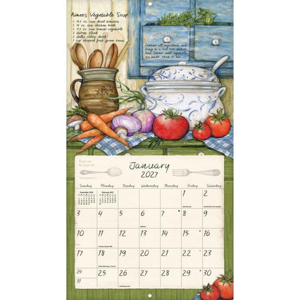 2027 Calendar LANG American Kitchen Deluxe Wall 27991001891