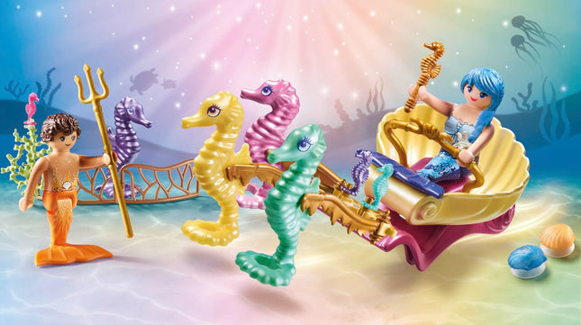 Playmobil Sirène avec carrosse Hippocampe