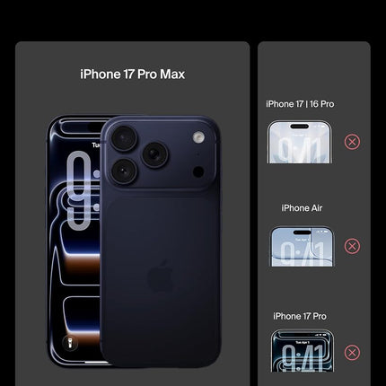 Belkin ScreenForce UltraGlass 2 Screen Protector iPhone 17 Pro Max Align