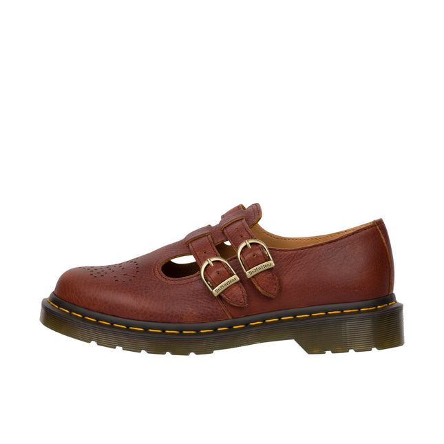 Dr. Martens Women's 8065 Mary Jane Flat, Cashew Ambassador, 6