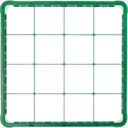 Rallonge de casier à verres divisé Carlisle FoodService Products OptiClean 25 compartiments (3-1/2"), vert