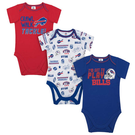 NFL Buffalo Bills Boys 20183 Pack Short Sleeve Var