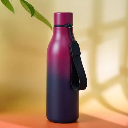 BJPKPK 25oz Insulated Water Bottle, Stainless Steel Bottle with Carry Strap